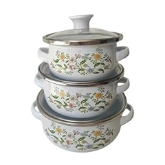 Loviver 3pcs enamel for sale  Delivered anywhere in UK