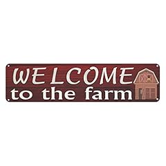 Welcome farm tin for sale  Delivered anywhere in USA 