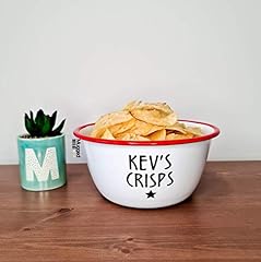 Personalised crisps bowl for sale  Delivered anywhere in Ireland