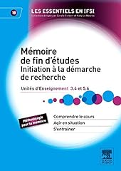 Mémoire fin études d'occasion  Livré partout en France