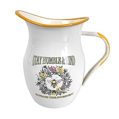 Enamel pitcher wide for sale  Delivered anywhere in USA 