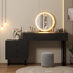 Black vanity desk for sale  Delivered anywhere in USA 
