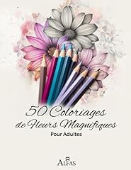 Coloriages fleurs magnifiques d'occasion  Livré partout en France