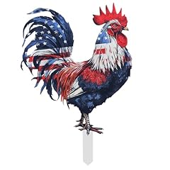 Patriotic acrylic rooster for sale  Delivered anywhere in USA 