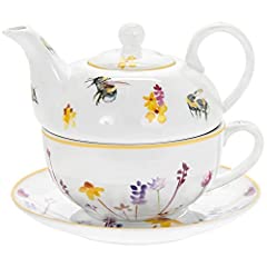 The Leonardo Collection Tea for One Teapot Pot Cup for sale  Delivered anywhere in UK