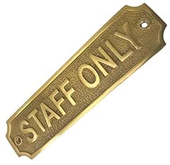 Sign retro staff for sale  Delivered anywhere in UK