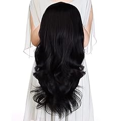 Black long wavy for sale  Delivered anywhere in UK