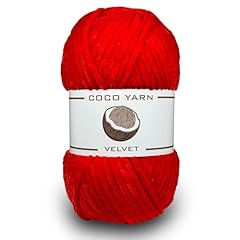 Velvet yarn crocheting for sale  Delivered anywhere in USA 