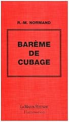 Barème cubage d'occasion  Livré partout en France