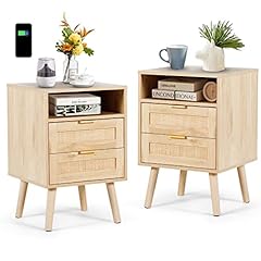 Aileekiss rattan nightstands for sale  Delivered anywhere in USA 