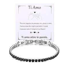 Jewelrywe bracciale tennis usato  Spedito ovunque in Italia 
