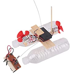 Wooden Electric Wind Powered Boat Model Kit, Science for sale  Delivered anywhere in USA 