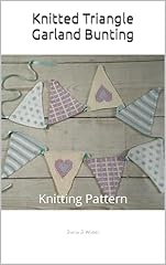 Knitted triangle garland for sale  Delivered anywhere in UK