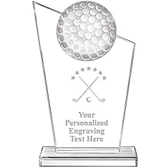 Golf crystal trophies for sale  Delivered anywhere in USA 