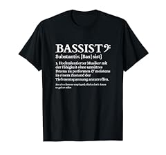 Bassist definition shirt gebraucht kaufen  Wird an jeden Ort in Deutschland