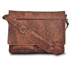 Valenchi leather messenger for sale  Delivered anywhere in USA 