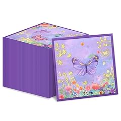 100pcs butterfly napkins for sale  Delivered anywhere in UK