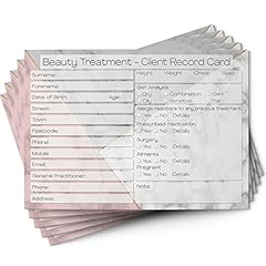 Beauty client cards for sale  Delivered anywhere in UK