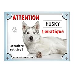 Plaque husky humour d'occasion  Livré partout en France