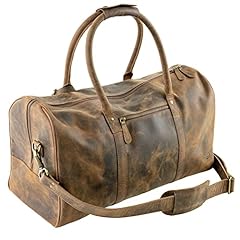 Leather duffle bags for sale  Delivered anywhere in UK