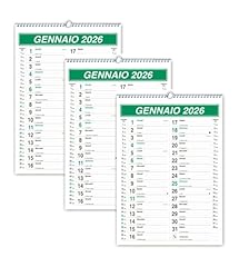 Calendario tris calendari usato  Spedito ovunque in Italia 