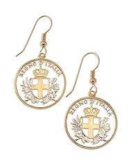 Italian coin earrings for sale  Delivered anywhere in USA 
