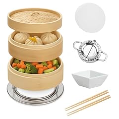 Bamboo steamer inch for sale  Delivered anywhere in USA 