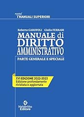 Manuale diritto amministrativo usato  Spedito ovunque in Italia 