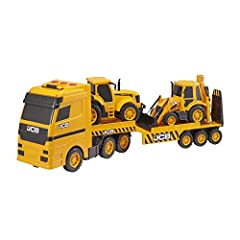 Used, JCB - Kids Toys - Heavy Load Transporter Truck Toy for sale  Delivered anywhere in Ireland