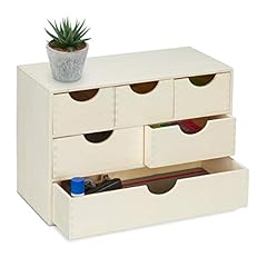 Relaxdays schubladenbox holz gebraucht kaufen  Wird an jeden Ort in Deutschland