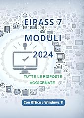 Eipass moduli 2024 usato  Spedito ovunque in Italia 