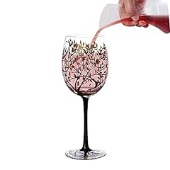 Bicchieri vino dipinti usato  Spedito ovunque in Italia 