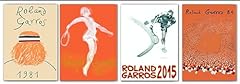 Roland garros affiche d'occasion  Livré partout en France