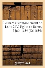 Sacre couronnement louis d'occasion  Livré partout en France