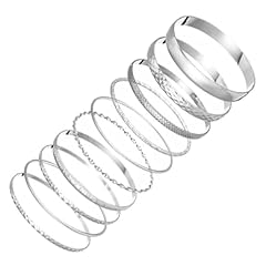 Zovator silver bangles for sale  Delivered anywhere in UK