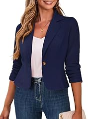 Traleubie cropped blazers for sale  Delivered anywhere in USA 