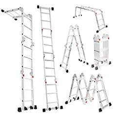 Used, Winchids 12.5 FT Folding Ladder Multi-Purpose Aluminium for sale  Delivered anywhere in USA 