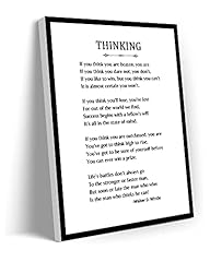 Soiumlct thinking poem for sale  Delivered anywhere in USA 