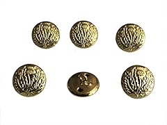 Thistle brass buttons for sale  Delivered anywhere in UK