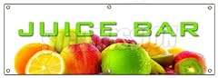 Juice bar banner for sale  Delivered anywhere in USA 