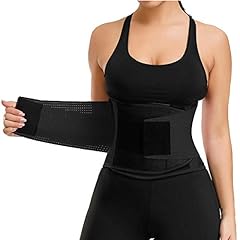 Nebility Women Waist Trainer Trimmer Sauna Sweat Workout Cincher Tummy Control Body Shaper (S, Black), used for sale  Delivered anywhere in Canada