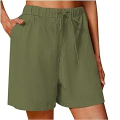 Ladies linen shorts for sale  Delivered anywhere in UK