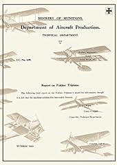 REPORT ON FOKKER TRIPLANE, March 1918Reports on German for sale  Delivered anywhere in UK