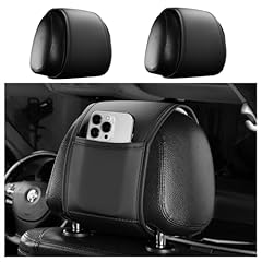 2pcs leather headrest for sale  Delivered anywhere in USA 