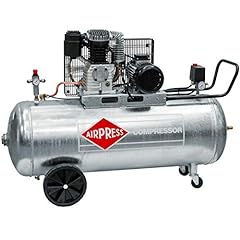 Usato, Airpress® oelgeschmierter pressione compressore d' aria GK 600 – 200 (3 KW, 10 Bar, 200l bollitore, 400 Volt) Grande Pistone di compressore usato  Spedito ovunque in Italia 