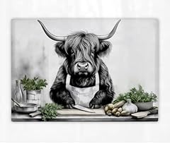 Highland cow printed for sale  Delivered anywhere in UK