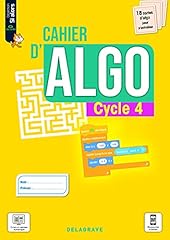 Cahier algo cycle d'occasion  Livré partout en France