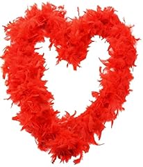 Red feather boa for sale  Delivered anywhere in UK