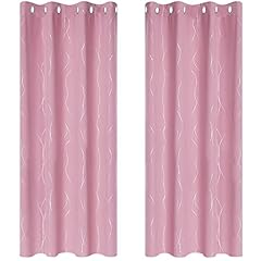 Deconovo pink curtains for sale  Delivered anywhere in UK