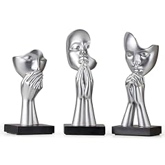 Pcs silver decor for sale  Delivered anywhere in USA 